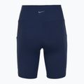 Pantaloncini Nike One a vita alta 8" Biker da donna, midnight navy 6