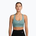 Reggiseno da allenamento Nike Swoosh Light Support cannon/bianco