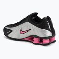 Scarpe Nike Shox R4 black/pinksicle/metallic silver 3