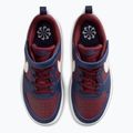 Nike Court Borough Low scarpe da bambino Recraft dark team red/soft pearl/midnight navy 10
