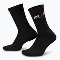 Calze  Jordan Everyday Crew 1 pair black/white/university red