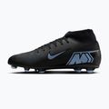Scarpe da calcio uomo Nike Mercurial Superfly 10 Club FG/MG nero/blu ghiaccio 2