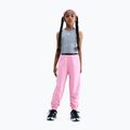 Pantaloni da bambino Nike Pro Fleece Dri-Fit med soft pink/med soft pink/black/white 2