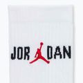 Calzini Nike Jordan Everyday Crew 1 paio white/black/university red 4