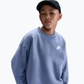 Felpa bambino Nike Sportswear Club Fleece world indigo/white 6