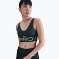 Reggiseno sportivo Nike Pro Indy Plunge seaweed/clay green/white