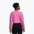 Felpa da allenamento donna Nike Pro Dri-Fit Oversize girocollo playful pink/pink foam/white 2