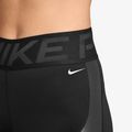 Pantaloncini Nike Pro Sculpt a vita alta 5" Biker da donna nero/antracite/bianco 4