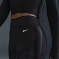 Pantaloncini Nike Pro Sculpt a vita alta 5" Biker da donna nero/antracite/bianco 11