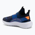 Nike Flex Runner 4, scarpe da bambino, mezzanotte marina, arancione totale e game royal 3