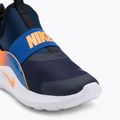 Nike Flex Runner 4, scarpe da bambino, mezzanotte marina, arancione totale e game royal 7