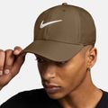 Berretto da baseball Nike Dri-FIT Club marrone muschio/bianco 4