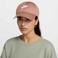 Cappello da baseball Nike Club Unstructured Futura Wash oro rosa/bianco