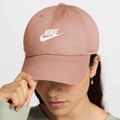 Cappello da baseball Nike Club Unstructured Futura Wash oro rosa/bianco 4