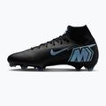 Scarpe da calcio uomo Nike Mercurial Superfly 10 Pro FG nero/blu ghiaccio 2