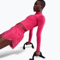 Maglia a maniche lunghe da donna Nike One Fitted Dri-Fit 1/4 Zip Mid Layer rush pink/white 5
