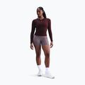 Maglia a maniche lunghe da donna Nike One Fitted Dri-Fit burgundy crush/white 2