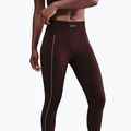 Legginsy damskie Nike One High-Waisted burgundy crush 4