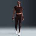 Leggings da donna Nike One High-Waisted burgundy crush 8