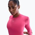 Maglia a maniche lunghe da donna Nike One Fitted Dri-Fit rush pink/white 4