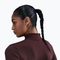 Felpa da allenamento da donna Nike One Fitted Dri-Fit Full-Zip burgundy crush/white 5