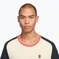 Maglia da tennis uomo Nike Court Heritage sail/dark obsidian 3