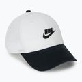Cappellino con visiera Nike Club Unstructured Futura Wash white/black/black