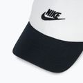 Cappellino con visiera Nike Club Unstructured Futura Wash white/black/black 3