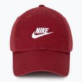 Cappellino con visiera Nike Club Unstructured Futura Wash team crimson/white 2