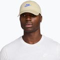 Cappellino con visiera Nike Club Unstructured Futura Wash light khaki/sapphire