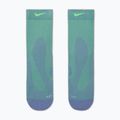 Calzini Nike Running Lightweight Micro Crew iron purple/voltage green/voltage green 2