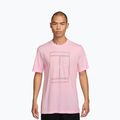 T-shirt uomo Nike Court Heritage pink foam