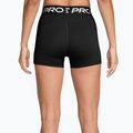 Shorts da donna Nike Pro Mid-Rise Biker 3" black/white 2