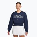 Felpa donna Nike Court Collection French Terry Crew Neck midnight navy/sail