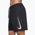 Pantaloncini da allenamento uomo Nike Form Dri-Fit GFX 7" black/white 3