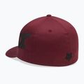 Cappellino con visiera da uomo Fox Racing Fox Head X Flexfit dark maroon 2