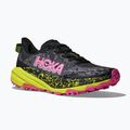 Scarpe da corsa da donna HOKA Speedgoat 6 nero/rosa neon