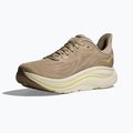 Scarpe da corsa da uomo HOKA Clifton 10 raw linen/stone 4