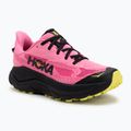 Scarpe da corsa da donna HOKA Challenger 8 neon rose/black