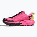 Scarpe da corsa da uomo HOKA Mafate 5 rosa neon/nero 3