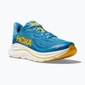 HOKA Clifton 10 scarpe da corsa per bambini blu alpino/notte nebbiosa 8