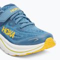 Scarpe da corsa per bambini HOKA Clifton 10 alpine blue/foggy night 7