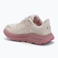 HOKA Clifton 10 crema rosa/rosa secca, scarpe da corsa per bambini 3