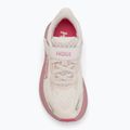 HOKA Clifton 10 crema rosa/rosa secca, scarpe da corsa per bambini 5
