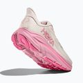 Scarpe da corsa da donna HOKA Clifton 10 Wide rose cream/dried rose 5