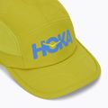 Cappellino con visiera HOKA Run verde pisello 3