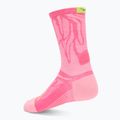 Calzini HOKA Clifton Crew Run electric rose 2