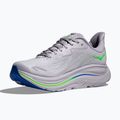 Scarpe da corsa da uomo HOKA Clifton 10 ash grey/neon green 2