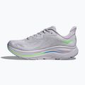 Scarpe da corsa da uomo HOKA Clifton 10 ash grey/neon green 4