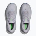 Scarpe da corsa da uomo HOKA Clifton 10 ash grey/neon green 7